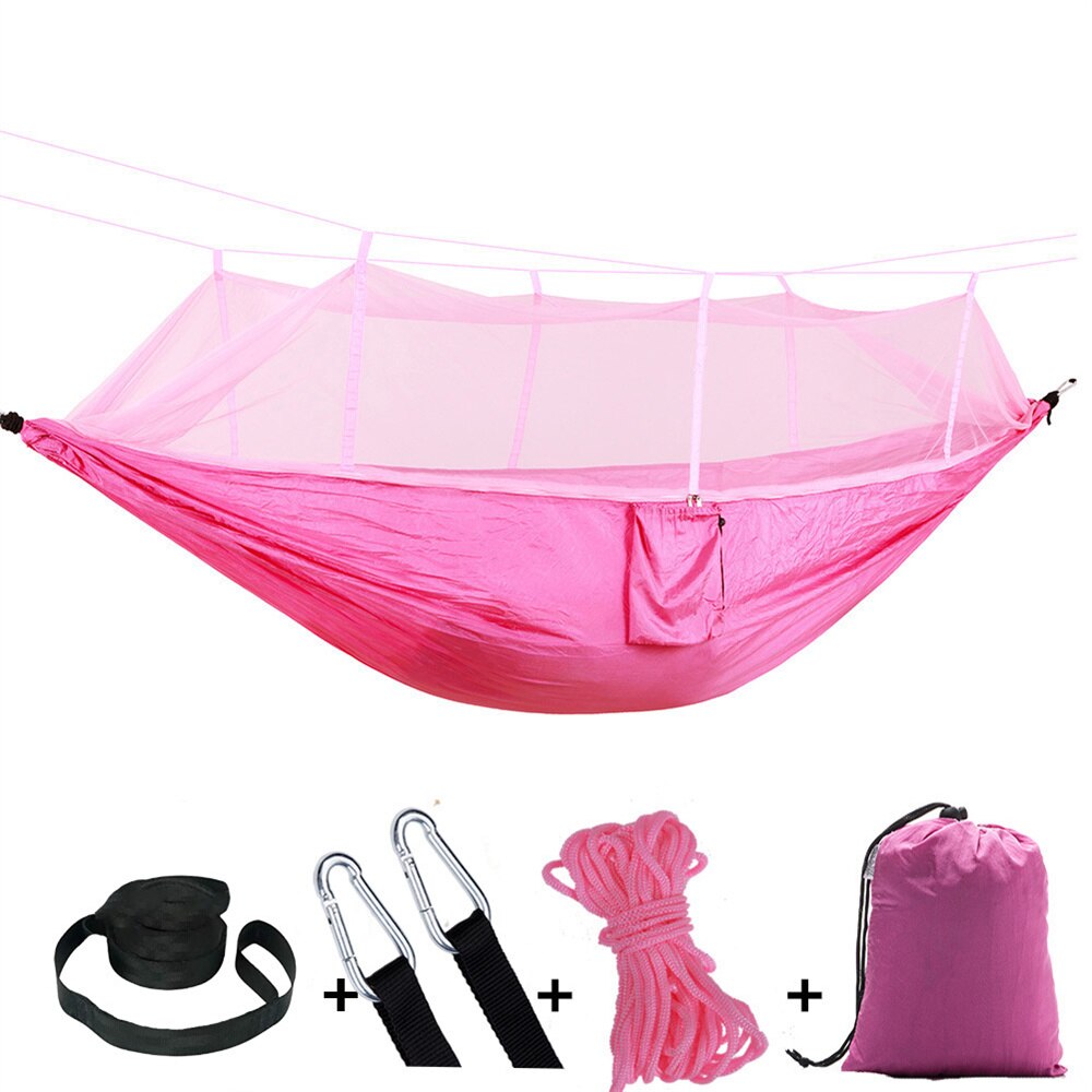Cheap Goat Tents Parachute Fabric Portable Outdoor Camping Hammock with Mosquito Net  Hanging Swing Sleeping Bed Tree Tent   